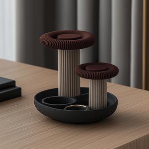 Mushroom Grove Organizer – 3D-Printed Modern Storage