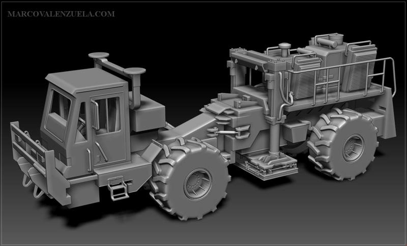 Vibrosis Seismic Vibrator Truck by Marco Valenzuela