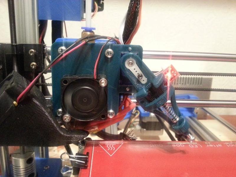 Bowden mount, optical autolevel and direct drive extruder for the Wilson TS or similar I3 based printer