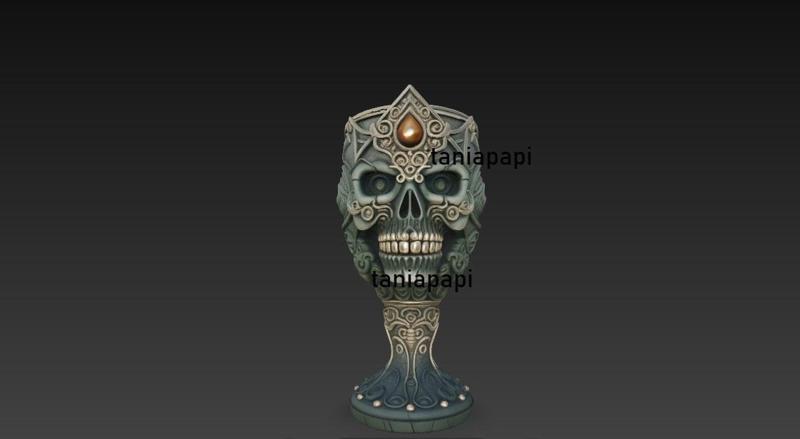 Skull cup 10cm