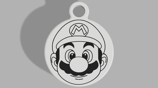 Mario Keyring
