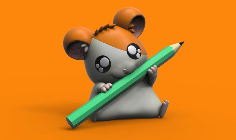 Figure of hamtaro