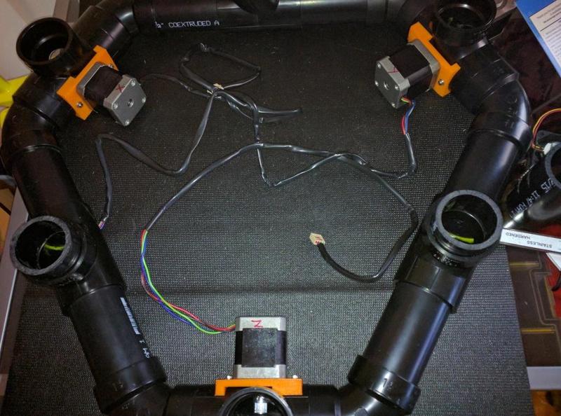 DELTA PIPE PRINTER - STEP 5 - MOTOR MOUNT