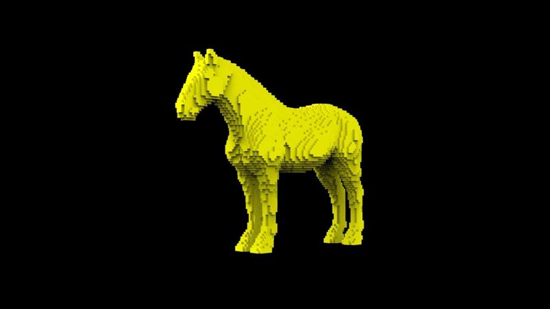 Horse voxel