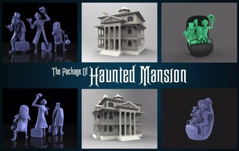 Disney Haunted Mansion 3D Printable STL Package