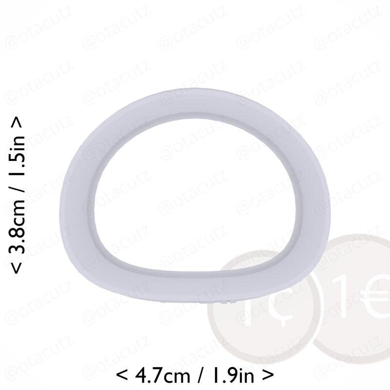 Mochi Cookie Cutter 1.5in / 3.8cm
