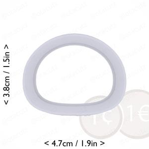 Mochi Cookie Cutter 1.5in / 3.8cm