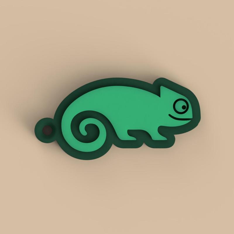 SUSE logo keychain