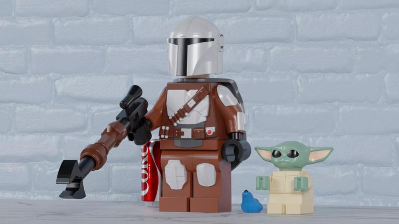 Lego Din Djarin Maxifig - Fully Articulated