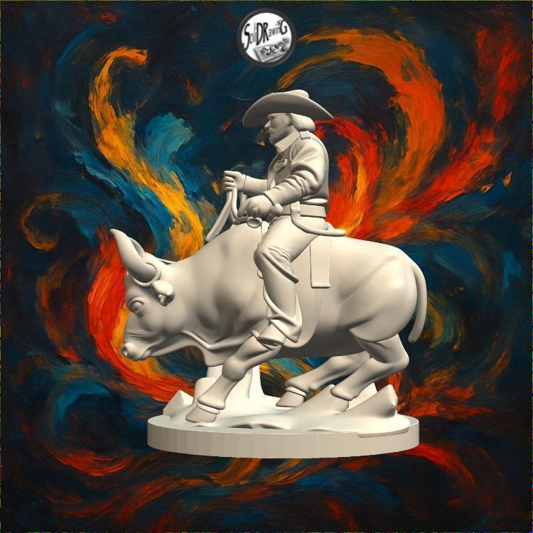 Lone Cowboy Rider – SoliDRawinGs SG405