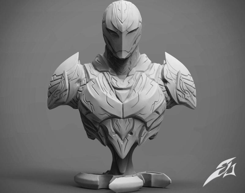 The Dark Armor Bust