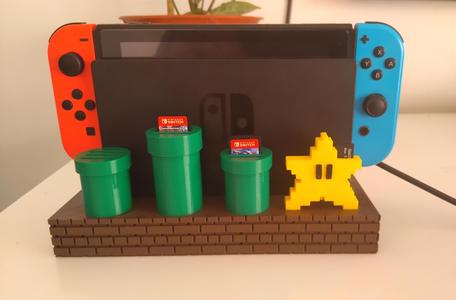 Nintendo Switch Soporte Dock / dock Oled mario bros nintendo switch dock mario bros support