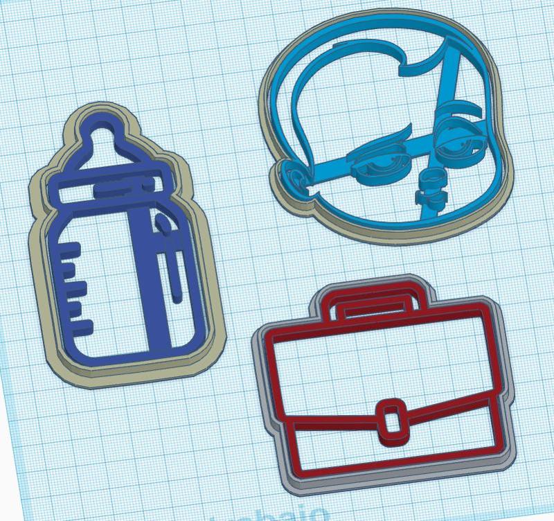 Baby Boss cookie cutter set