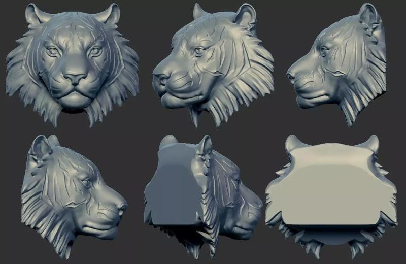 Tiger Head Number02