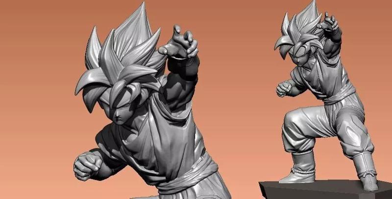 Songoku palm dragon ball Z model - Statue -3D print