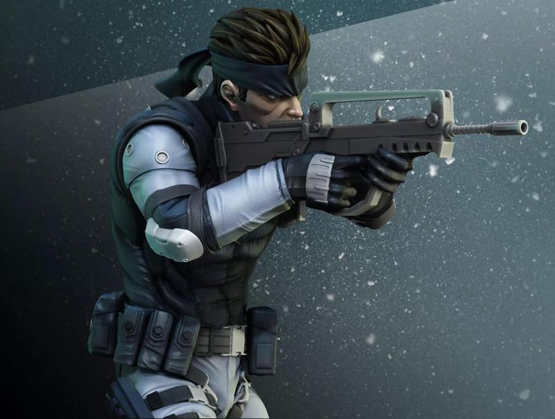 Solid Snake Metal Gear Solid 1 version fan art