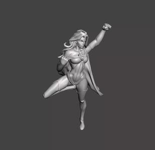 superwoman 3d model for 3d printing STL