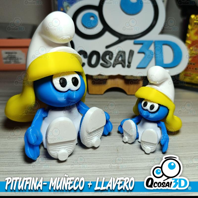 SMURFETTE - DOLL PLUS KEY CHAIN