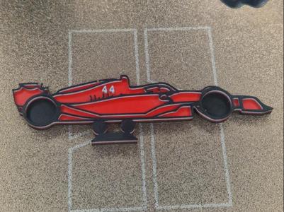 F1 Car #44 Minimalist Desk Ornament
