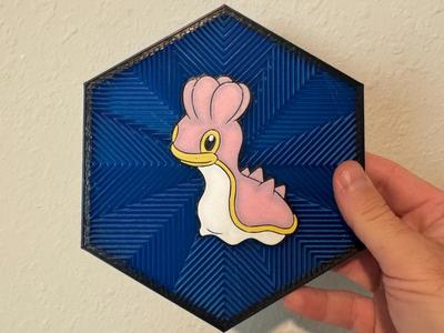 #422 Shellos Hex Wall Art
