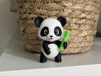 Panda with Bamboo