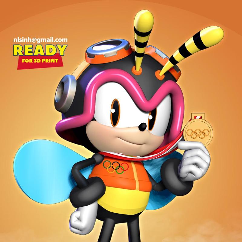 Charmy Bee wins gold medal at Olympics