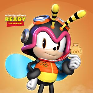 Charmy Bee wins gold medal at Olympics