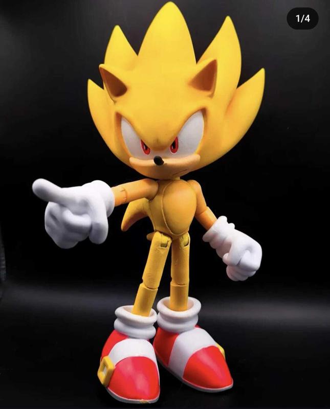 Super Sonic head for Collectors Sonic
