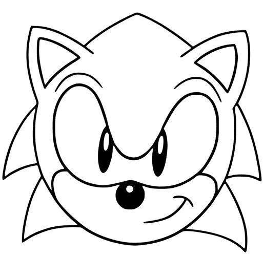 Sonic face- cookie cutter