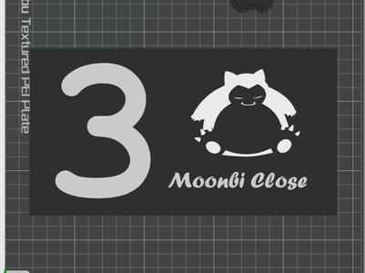 Door Plate snorlax