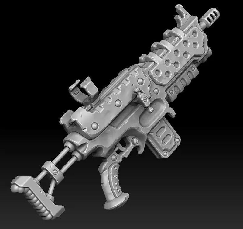 Bolter assault rifle 3d print