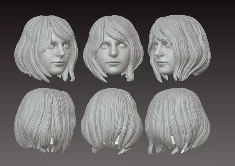 ONE6 Scale Head- Ashley Graham- Resident Evil 4 Remake