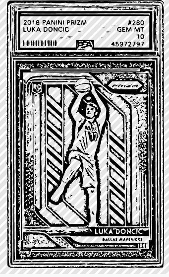 LUKA DONCIC PRIZM 2018 PSA 10 SVG
