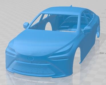 Toyota Mirai 2022 Printable Body Car