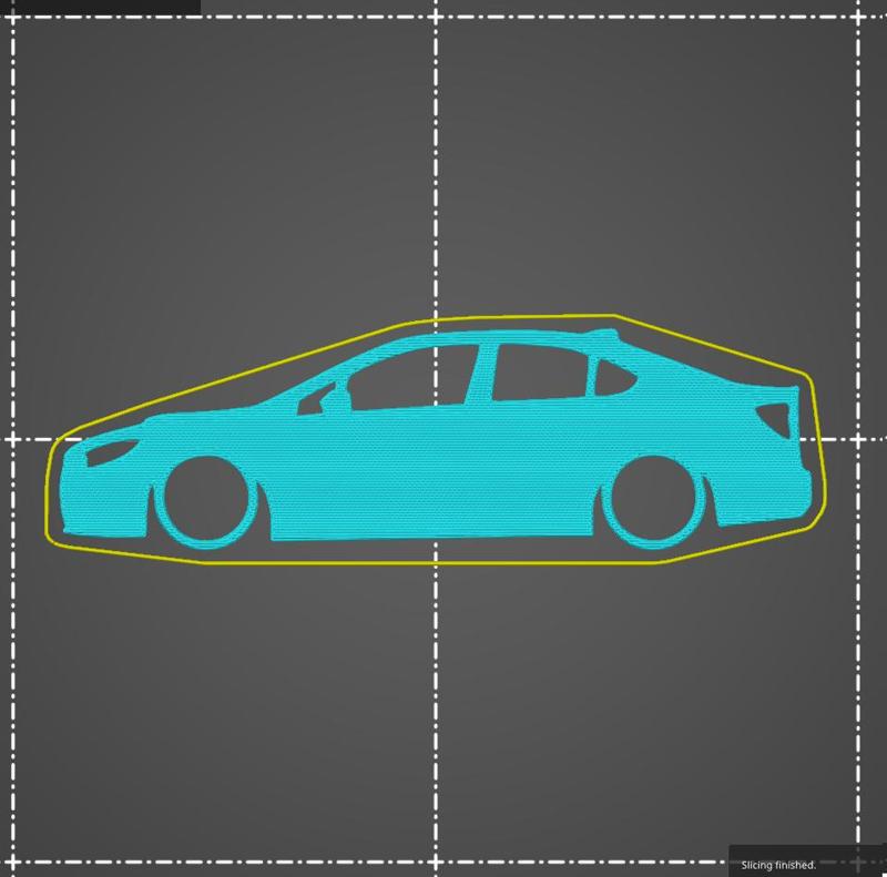 Subaru Impreza WRX STI VB 2022 key silhouette