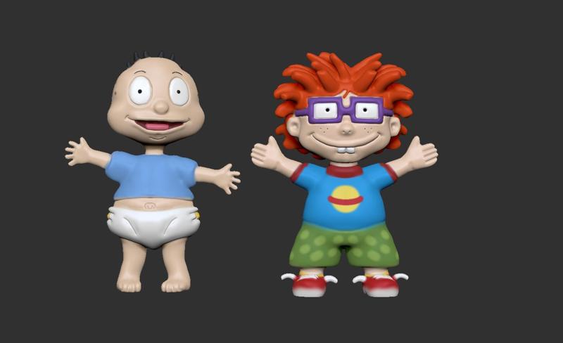 Tommy Pickles and Chuckie Finster from rugrats
