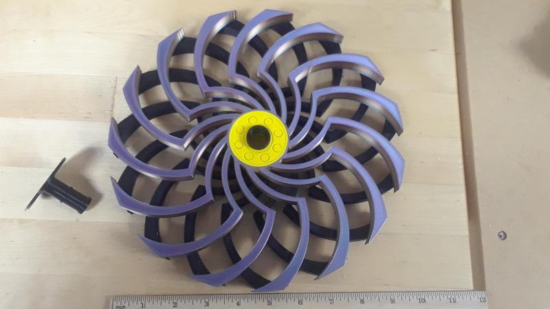 Hypno Illusion Spinner, Mandala Flow Toys Practice Fans for Active Meditation, Festival Dance Performance
