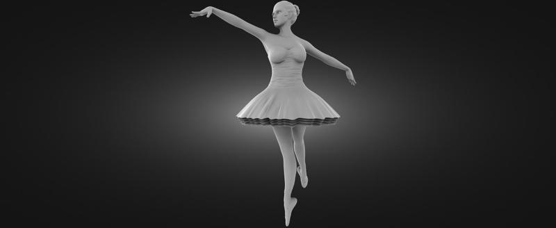 Graceful ballerina