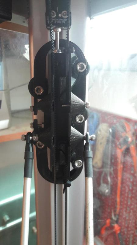Double mounting carriage delta 2020