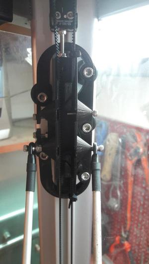 Double mounting carriage delta 2020