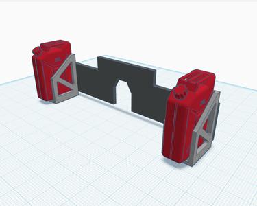 MN128 Rear Jerry Can mount bracket