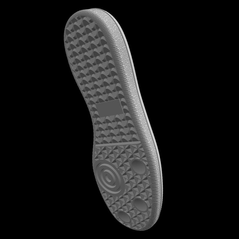 SIZE 40 SAMBA OG  SHOES SOLE AND MAQUETTE STL AND IGS FILES