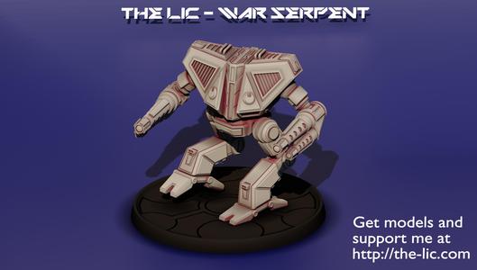 The LIC - War Serpent 40 ton Medium Mech