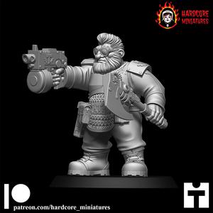 Space Dwarf Officer Modular Set 2