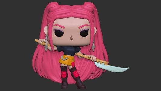 Huntrx - funko pop style! - mira - kpop demon hunters