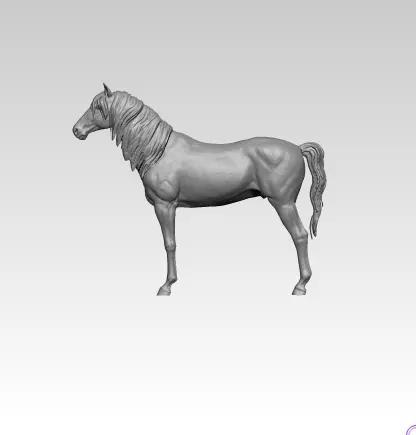 Horse mustang statue