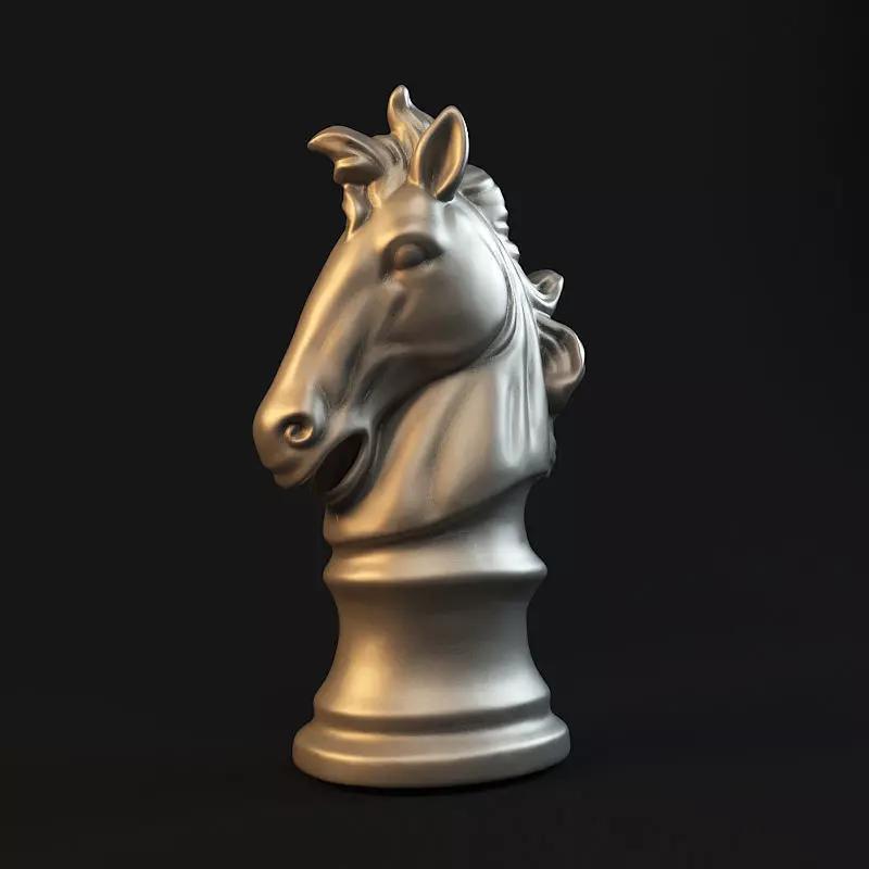 horse head chess knight Statue