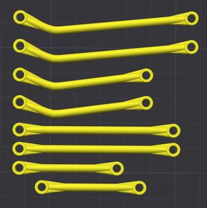 SCX24 C-Bolt High Clearance Links