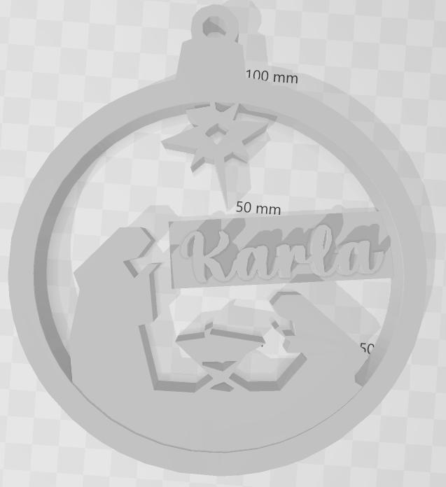 Karla Christmas sphere