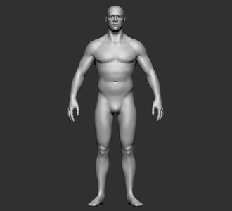BASE MESH MALE BODY 2